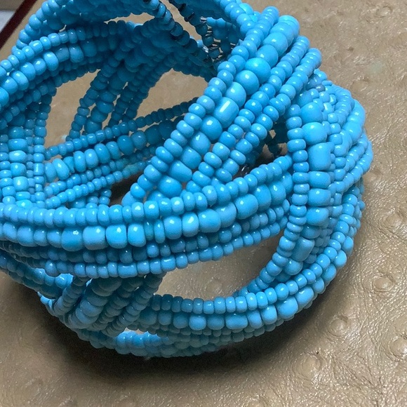 😍Blue Turquoise Love Knot Bracelet😍 - Picture 3 of 5
